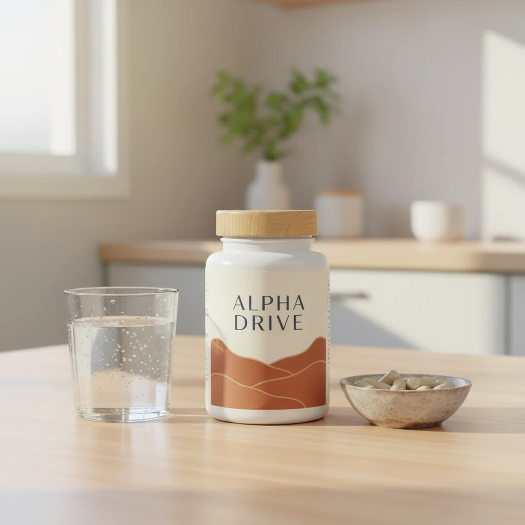 Alpha Drive burk med naturliga ingredienser - zink, magnesium och selen